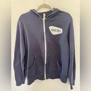 Bella Canvas Charcoal Gray Fleece Zip Hoodie